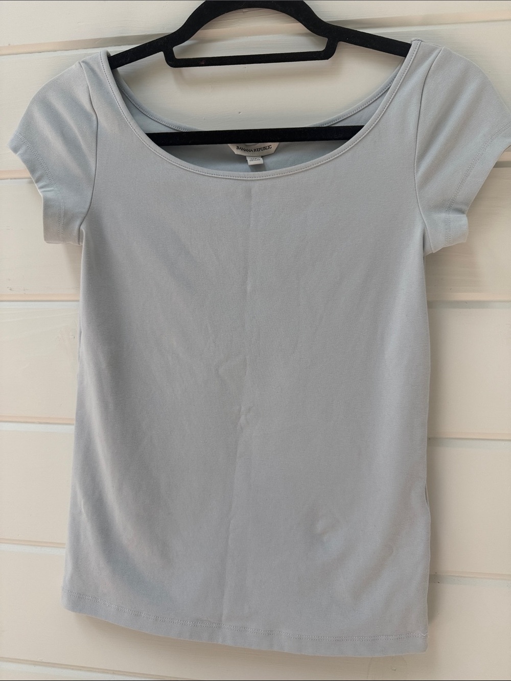Baby Blue Banana Republic Premium Ballet Tee